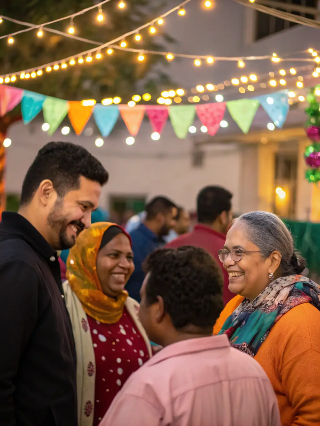 A group photo of club members laughing and interacting during a social event or practice session, illustrating the supportive and inclusive community fostered by the club.